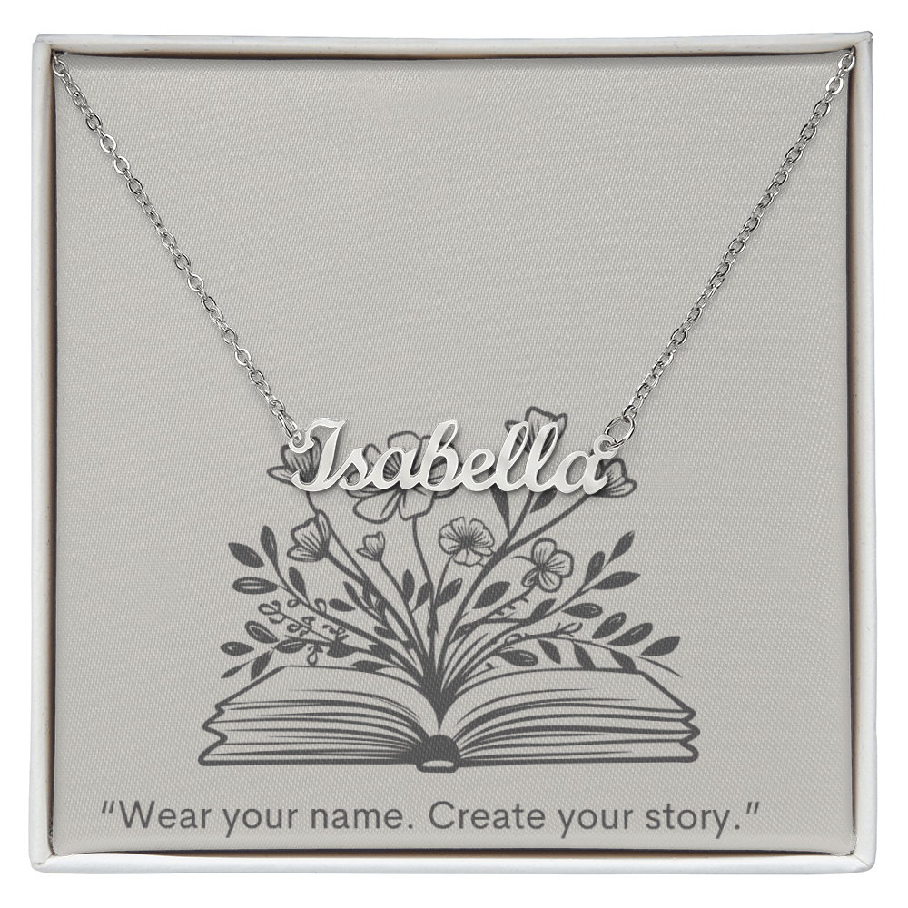 Personalized Create Your Story Name Necklace