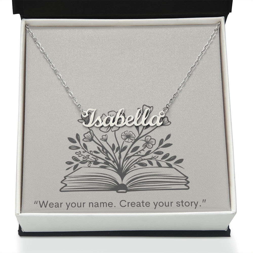 Personalized Create Your Story Name Necklace