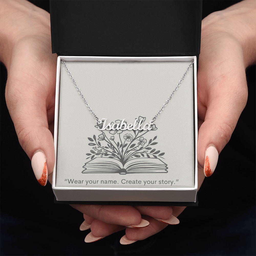 Personalized Create Your Story Name Necklace