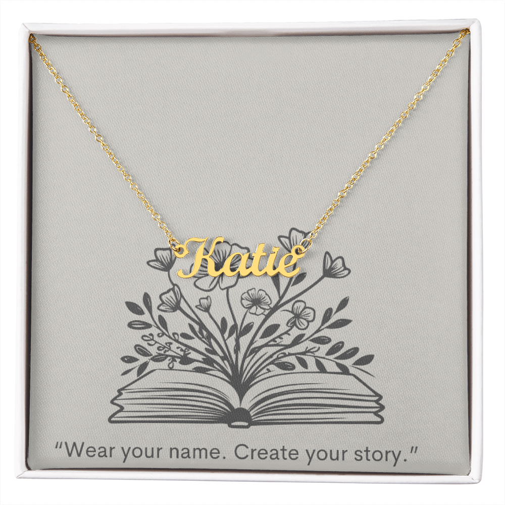 Personalized Create Your Story Name Necklace