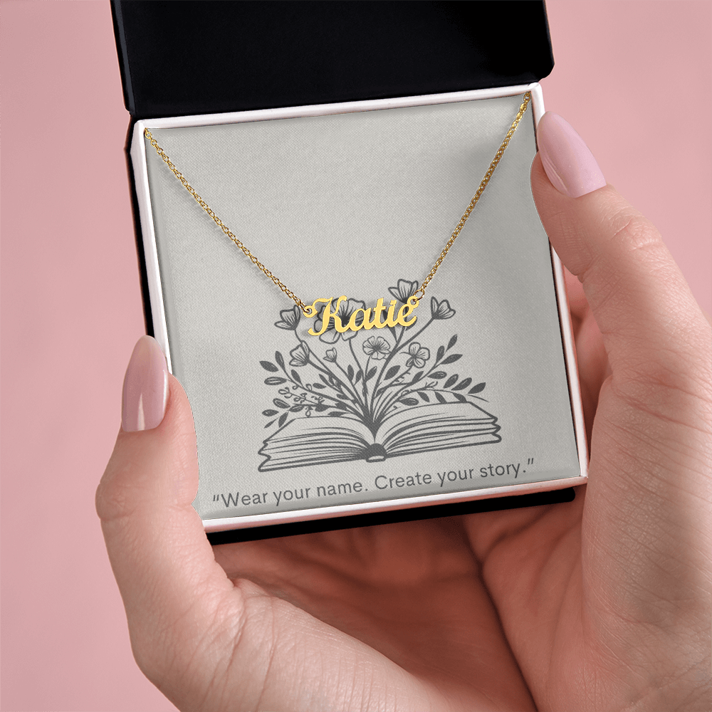 Personalized Create Your Story Name Necklace