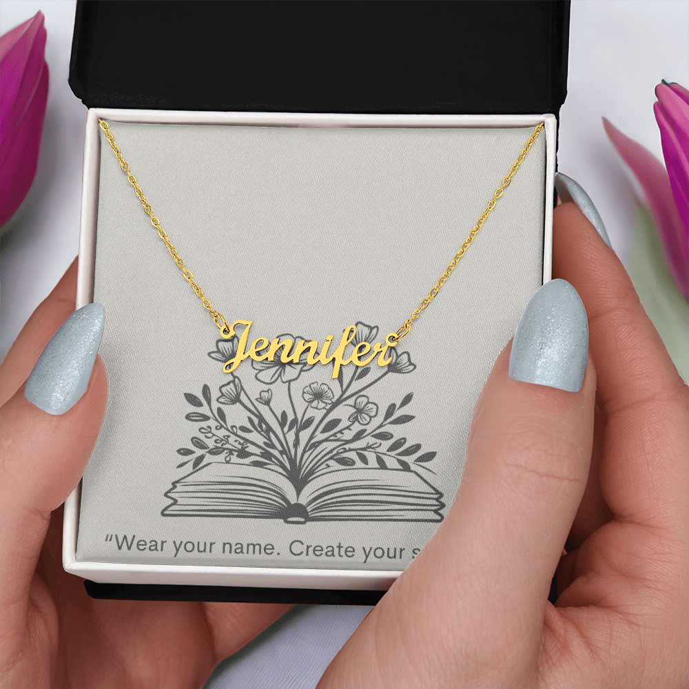 Personalized Create Your Story Name Necklace