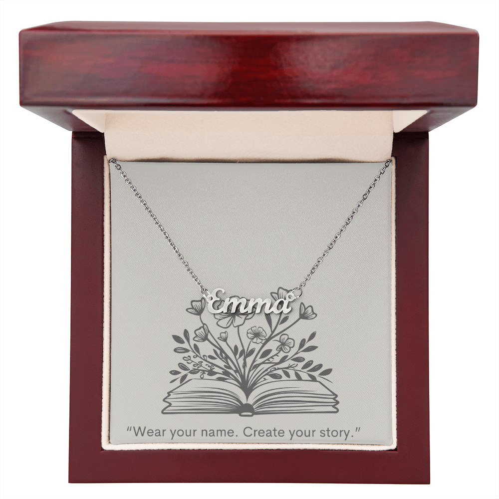 Personalized Create Your Story Name Necklace