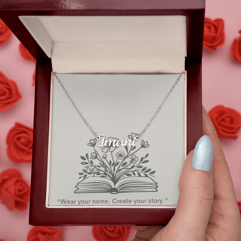 Personalized Create Your Story Name Necklace