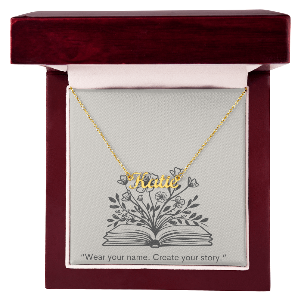 Personalized Create Your Story Name Necklace